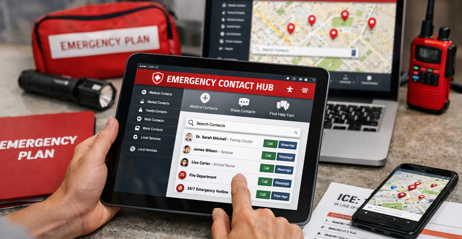 Emergency contact management
